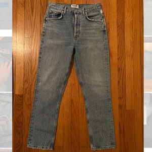 AGOLDE medium wash jeans